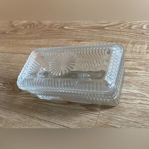 Vintage 1959’s Hoosier Glass Refrigerator Container with Lid MCM